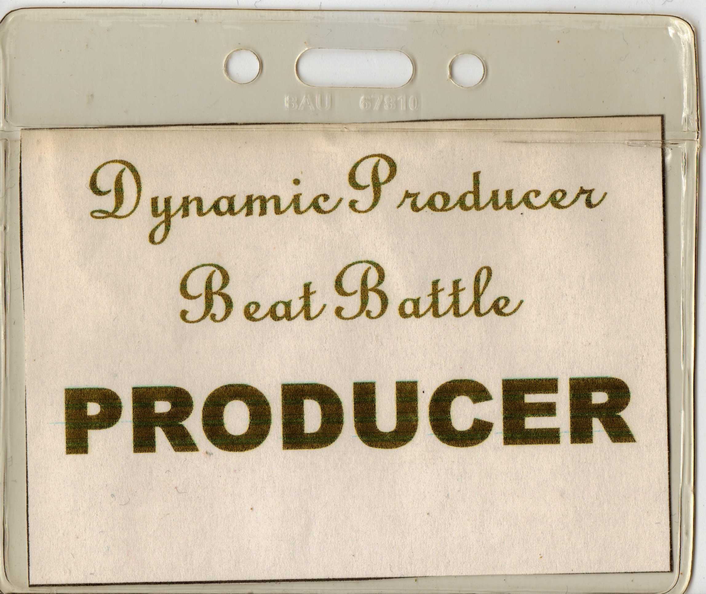 Dynamic Producer Beat Battle producer badge
